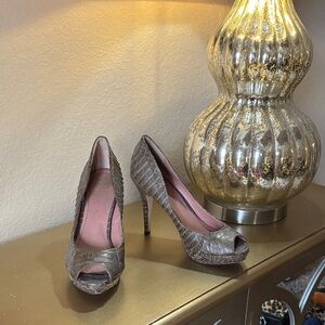 Vince Camuto Snakeskin Patterned Heels